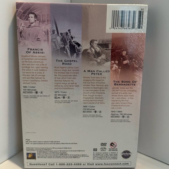 20th Century Fox Classics Four Movie Box Set with limited Edition Movie Poster - Picture 3 of 5